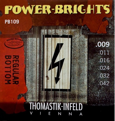 Thomastik PB109 Power-Brights Regular Bottom    , 9-42